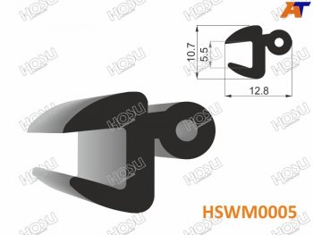 191 р. Молдинг универсальный (тип TD-30) - бухта 30 м.(цена за 1метр) HOSU HSWM0005  с доставкой в г. Воронеж. Увеличить фотографию 1