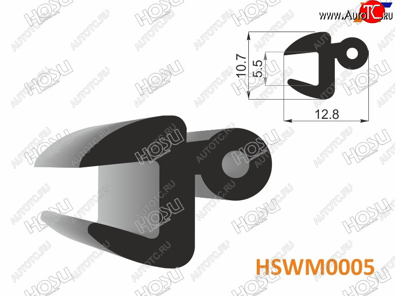 191 р. Молдинг универсальный (тип TD-30) - бухта 30 м.(цена за 1метр) HOSU HSWM0005  с доставкой в г. Воронеж