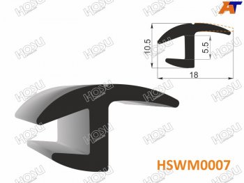 191 р. Молдинг универсальный (18mm) - бухта 30 м.(цена за 1метр) HOSU HSWM0007  с доставкой в г. Воронеж. Увеличить фотографию 1