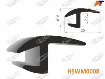 191 р. Молдинг универсальный (20mm) - бухта 30 м.(цена за 1метр) HOSU HSWM0008  с доставкой в г. Воронеж. Увеличить фотографию 1