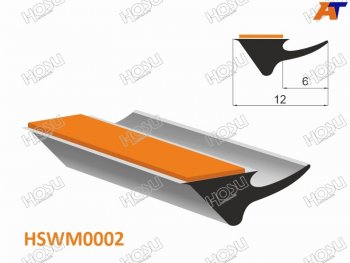 251 р. Молдинг универсальный на самоклеящейся основе (лепесток 6 mm) бухта 30м (цена за 1метр) HOSU HSWM0002  с доставкой в г. Воронеж. Увеличить фотографию 1