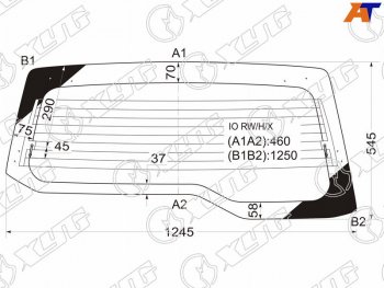 7 199 р. Стекло заднее (Цвет зеленый Обогрев) Mitsubishi Pajero iO 98-07  Pajero Pinin 98-05 XYG IO RW/H/X  с доставкой в г. Воронеж. Увеличить фотографию 1