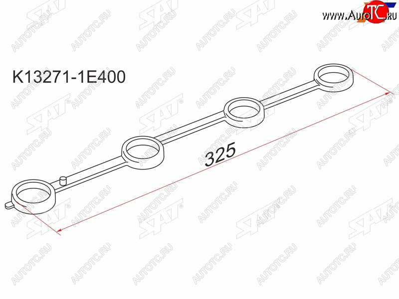 184 р. Прокладка свечных колодцев NS KA24DE 97-, U30N30W30 SAT K13271-1E400  с доставкой в г. Воронеж