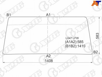 4 999 р. Стекло лобовое Mitsubishi Pajero 81-90  Hyundai Galloper 91-07 XYG L047 LFW  с доставкой в г. Воронеж. Увеличить фотографию 1
