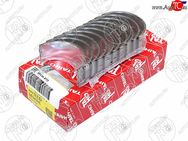 1 599 р. Вкладыши коренные к-т STD TOYOTA CALDINACOROLLALVNCRETRNMRN 7A-FE5A-FE4A-FE4A-GE 92- TAIHO M043A STD  с доставкой в г. Воронеж