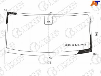 11 799 р. Стекло лобовое (Одна камера) Daihatsu Thor 16-20  Subaru Justy 16-  Toyota Roomy 16-  Tank 16- XYG M900-C-1Z LFW/X  с доставкой в г. Воронеж. Увеличить фотографию 1