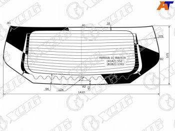 15 799 р. Стекло заднее (Цвет зеленый Обогрев) Opel Meriva 10-18 XYG MERIVA-10 RW/H/X  с доставкой в г. Воронеж. Увеличить фотографию 1