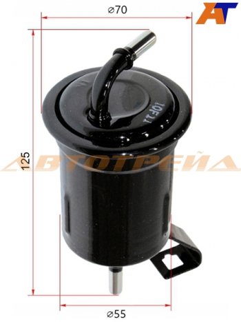 3 199 р. Фильтр топливный TOYOTA HILUX SURF4RUNNER ##N21# 3RZ2TR1GR5VZ 02-09 LAND CRUISER PRADO 120 3RZ MICRO MFT340  с доставкой в г. Воронеж. Увеличить фотографию 1