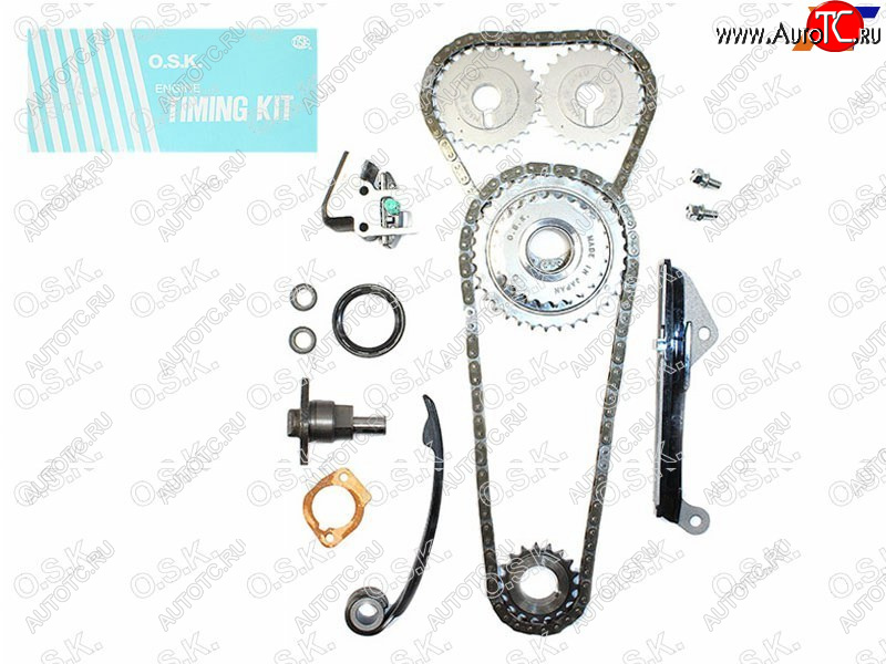 29 649 р. Комплект для замены цепи ГРМ NISSAN SUNNYPULSAR GA15-16DE 94- (2 шестерни распредвала) OSK N119KF  с доставкой в г. Воронеж