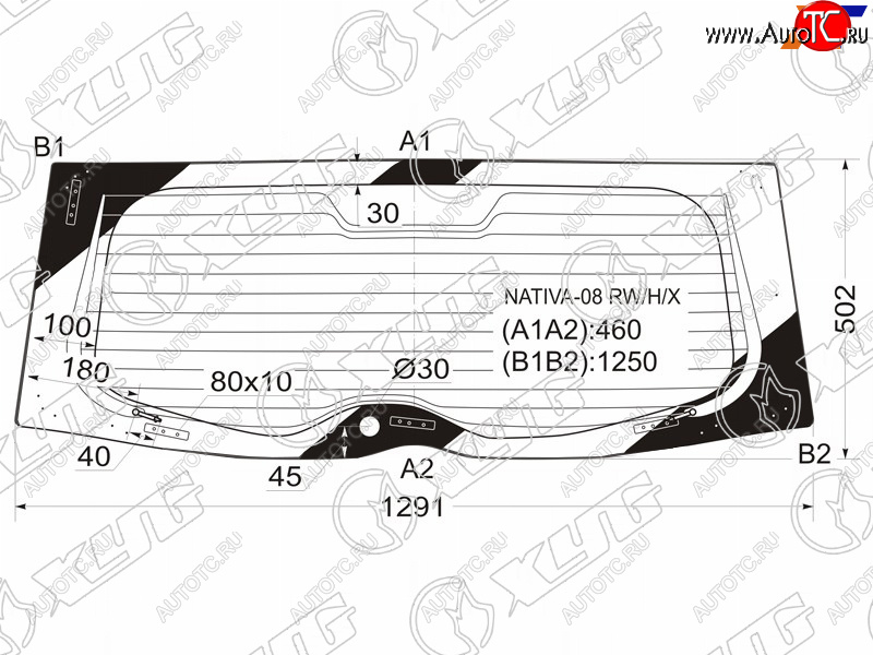 7 599 р. Стекло заднее (Цвет зеленый Обогрев) Mitsubishi Pajero Sport 08-17 XYG NATIVA-08 RW/H/X  с доставкой в г. Воронеж
