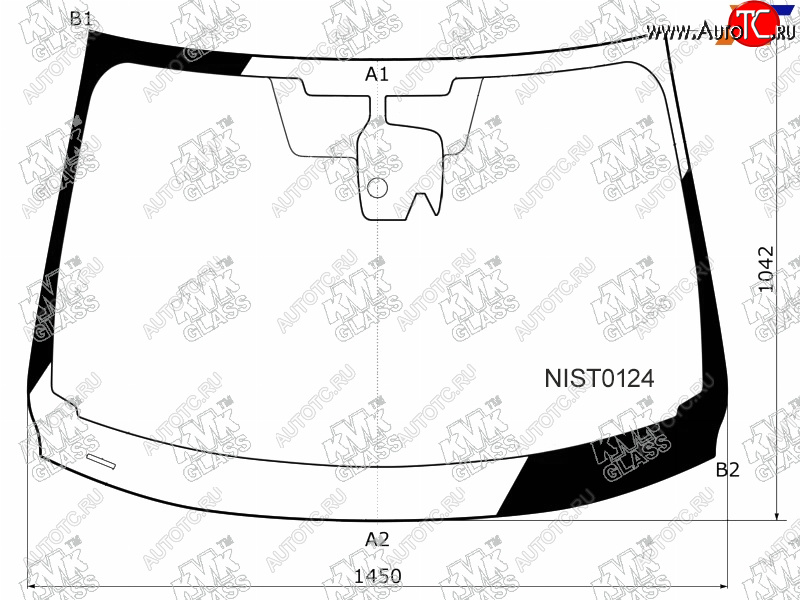 6 549 р. Стекло лобовое + дд + камера NISSAN QASHQAI 14-18                                                    KMK NIST0124  с доставкой в г. Воронеж