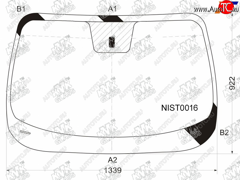 4 899 р. Стекло лобовое NISSAN JUKE 10- KMK NIST0016, nist0016 KMK NIST0016  с доставкой в г. Воронеж