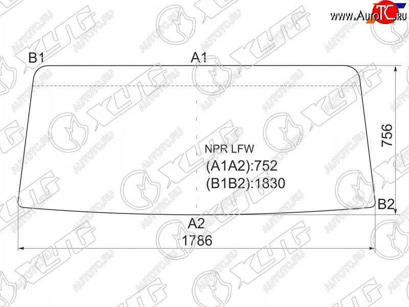 9 999 р. Стекло лобовое Isuzu ELF NPRNQR 84-93  BAW Fenix 1065 07-11 XYG NPR LFW  с доставкой в г. Воронеж