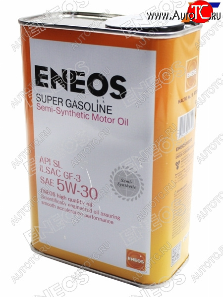 1 099 р. Масло моторное полусинтетическое ENEOS Super Gasoline 5W-30 SL, GF-3 1л ENEOS OIL1358  с доставкой в г. Воронеж
