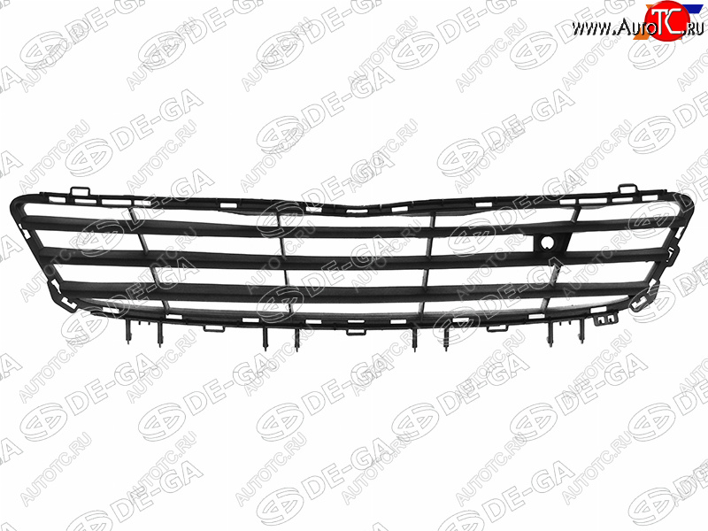 659 р. Центральная решетка переднего бампера DE-GA  Opel Astra  H (2004-2007) седан дорестайлинг, универсал, хэтчбек 5дв дорестайлинг  с доставкой в г. Воронеж