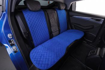 3 159 р. Накидка на сиденье (на весь салон Tour Plus алькантара) Автопилот   (синий)  с доставкой в г. Воронеж. Увеличить фотографию 2