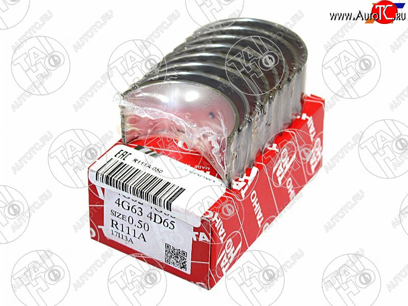 599 р. Вкладыши шатунные к-т 0,50 MITSUBISHI GALANTRVRCHARIOT 4G304G374G624G634D65 TAIHO R111A 050  с доставкой в г. Воронеж
