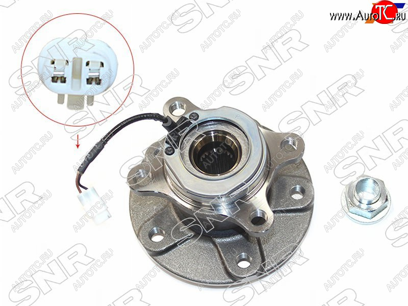 12 799 р. Ступичный узел задн.прав SUZUKI SX-4 4WD Венгрия 06- SNR R17757  с доставкой в г. Воронеж