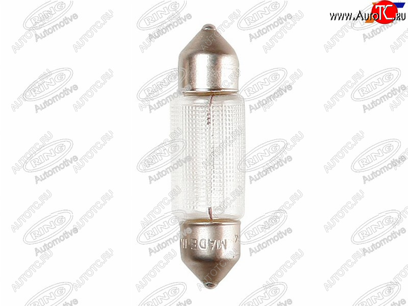 57 р. Лампа дополнительного освещения C5W Софитная 11 X 44  12V 10W                                        RING R264  с доставкой в г. Воронеж