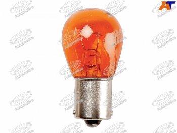 43 р. Лампа дополнительного освещения PY21W Янтарная 12V 21W (усики без смещения) RING R343  с доставкой в г. Воронеж. Увеличить фотографию 1