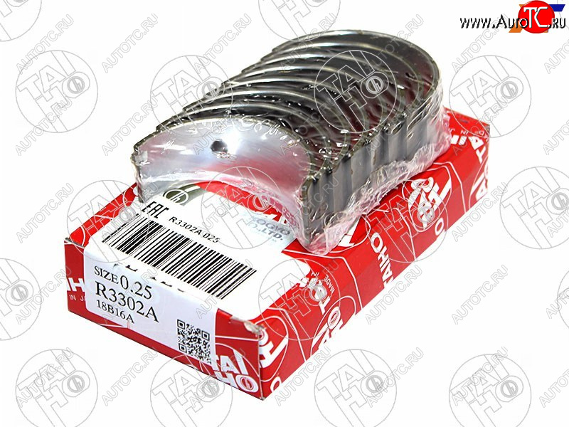 1 079 р. Вкладыши шатунные к-т 0,25 CHEVROLET AVEOKALOSLACETTINEXIA 1,41,6 03- TAIHO R3302A 025  с доставкой в г. Воронеж