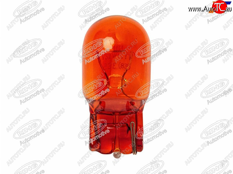 399 р. Лампа дополнительного освещения WY21W Янтарная   12V 21W RING R585  с доставкой в г. Воронеж
