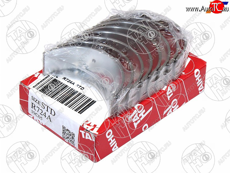 1 029 р. Вкладыши шатунные к-т STD TOYOTA PREMIOALLIONCALDINA 1AZ-FE2AZ-FE 01- TAIHO R724A STD  с доставкой в г. Воронеж