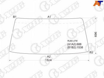 6 999 р. Стекло лобовое Toyota Dyna 84-95  Hiace Truck 85-89  ToyoAce 84-95 XYG RU60 LFW  с доставкой в г. Воронеж. Увеличить фотографию 1