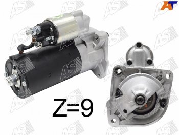 13 399 р. Стартер Peugeot Boxer 02-  Citroen Jumper 06-14  Fiat Ducato 94- (2,5 kW Z=9) AS-PL S0139  с доставкой в г. Воронеж. Увеличить фотографию 1