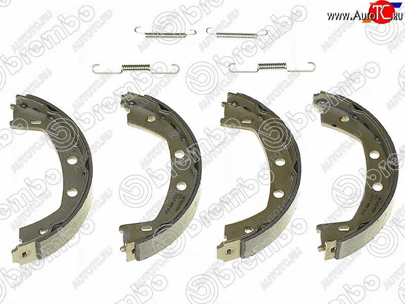 3 499 р. Колодки барабанные задние RH-LH SAT Land Rover Freelander L359 дорестайлинг (2006-2010)  с доставкой в г. Воронеж