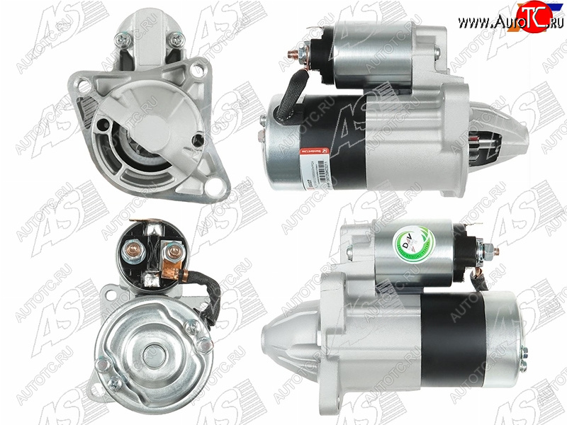 11 599 р. Стартер Kia Rio 00-02  Shuma 01-04  Mazda 323 98-03  626 92-02  MPV 99-06  MX-6 92-95 (1 kW Z= AS-PL S5037  с доставкой в г. Воронеж