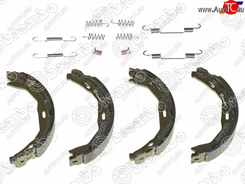 3 799 р. Колодки барабанные задние RH-LH SAT  Mercedes-Benz C-Class  W204 (2007-2015) дорестайлинг седан, рестайлинг седан  с доставкой в г. Воронеж