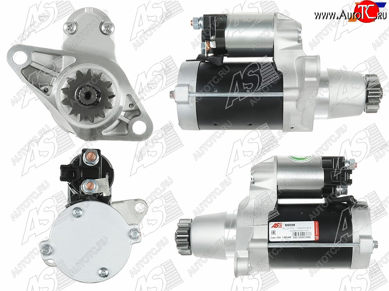 21 599 р. Стартер Toyota Avensis (T220,T250) 97-08  Camry (XV30,XV40,XV50,XV70) 94-21  Harrier (XU30) 03-13  AS-PL S6029  с доставкой в г. Воронеж