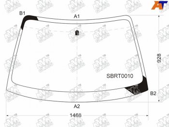 5 249 р. Стекло лобовое SUBARU IMPREZA 5D WGN 00-07                                                           KMK SBRT0010  с доставкой в г. Воронеж. Увеличить фотографию 1