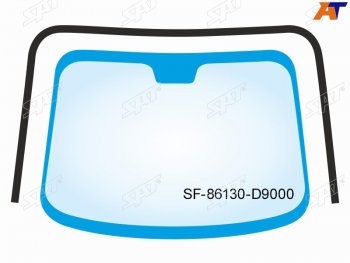 2 059 р. Молдинг лобового стекла (П-образный) Kia Sportage 15-22 SAT SF-86130-D9000  с доставкой в г. Воронеж. Увеличить фотографию 1