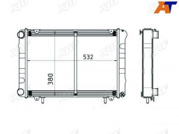 Радиатор SAT ГАЗ ГАЗель Next A62,А65 автобус (2016-2025)