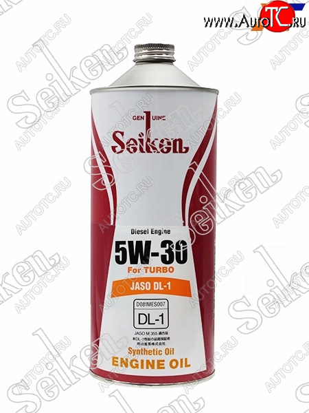 999 р. Масло моторное SEIKEN SYNTHETIC DL-1 5W-30 1л SEIKEN SKDL15W30C1  с доставкой в г. Воронеж