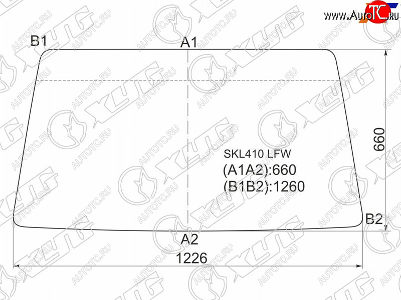 7 299 р. Стекло лобовое Chevrolet Damas 11-  Daewoo Damas 91-05  Suzuki Carry Van 91-98 XYG SKL410 LFW  с доставкой в г. Воронеж