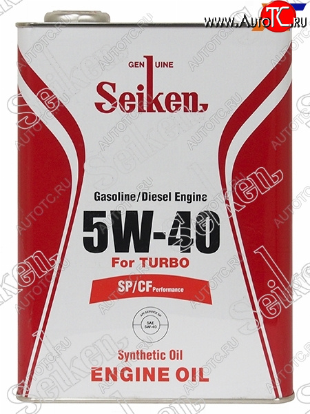 2 999 р. Масло моторное SEIKEN SYNTHETIC SPCF 5W-40 4л SEIKEN SKSP5W40C  с доставкой в г. Воронеж