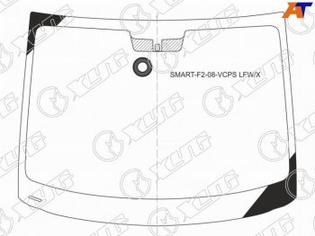 6 449 р. Стекло лобовое (Датчик дождя) Smart Fortwo 06-15 XYG SMART-F2-08-VCPS LFW/X  с доставкой в г. Воронеж. Увеличить фотографию 3