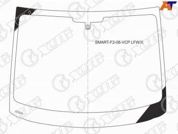 5 999 р. Стекло лобовое Smart Fortwo 06-15 XYG SMART-F2-08-VCP LFW/X  с доставкой в г. Воронеж. Увеличить фотографию 2