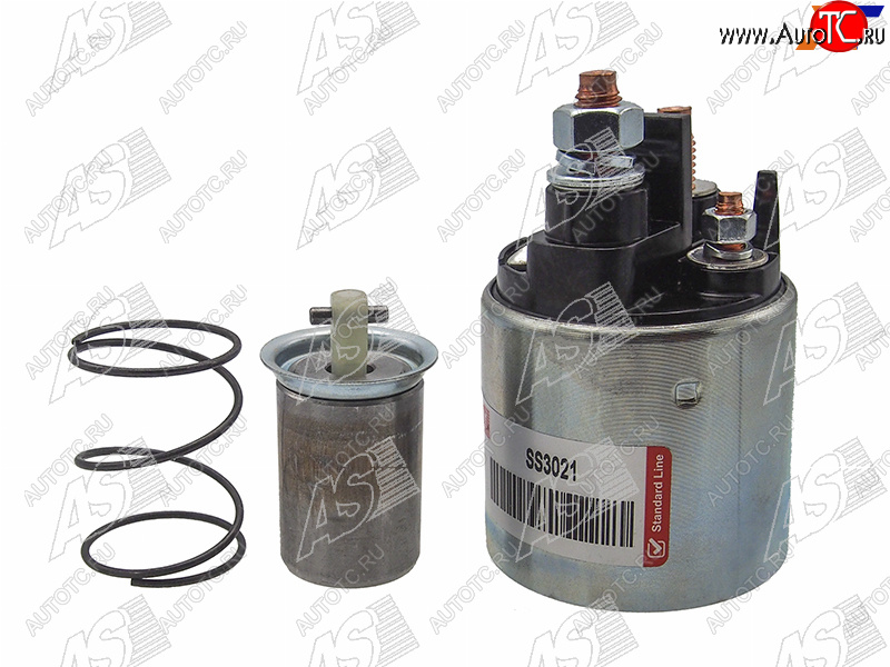 2 159 р. Втягивающее реле стартера CITROEN C1 1.0 05-PEUGEOT 107 05-TOYOTA AYGO 1.0 05- 1KR AS-PL SS3021  с доставкой в г. Воронеж