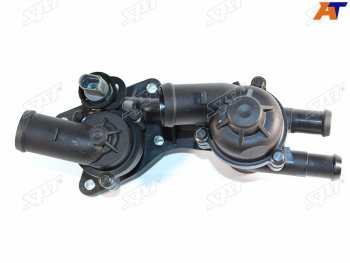 2 699 р. Термостат в сборе VW JETTA 06-15SKODA FABIA 11-15AUDI A1 11-14 SAT ST-03C121111P  с доставкой в г. Воронеж. Увеличить фотографию 1