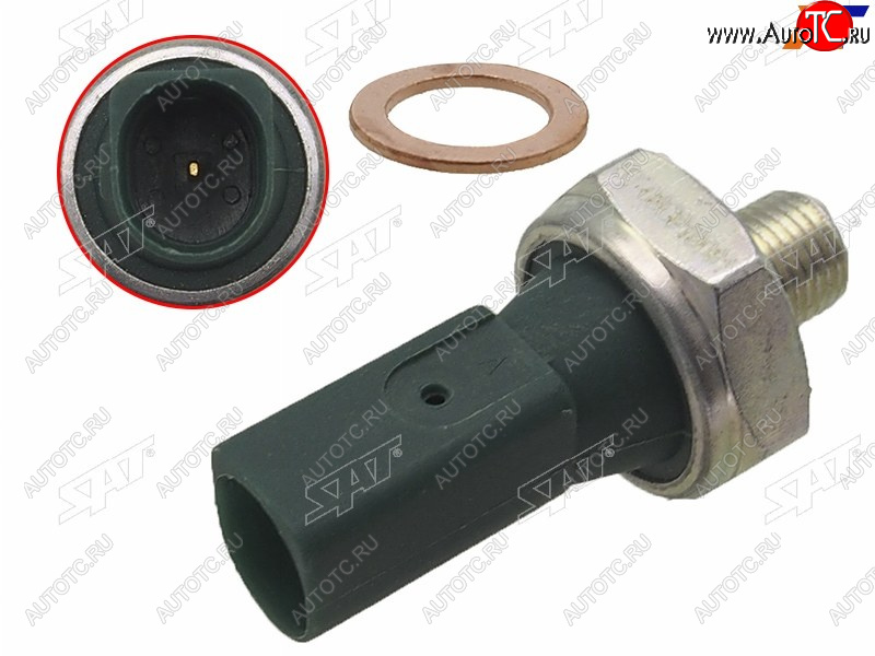 283 р. Датчик давления масла AUDI ASQ3Q5SKODA FabiaOctaviaRapidSuperbYetiVW CaddyGolfJettaPassa SAT ST-03C 919 081  с доставкой в г. Воронеж