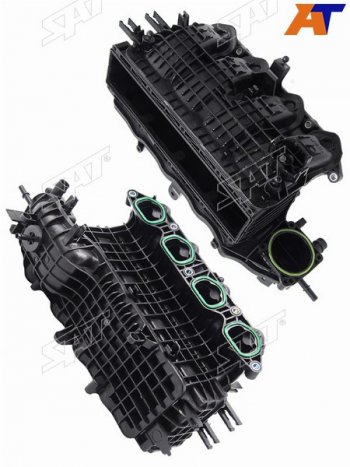 5 499 р. Коллектор впускной Audi A3 12-19  Q3 11-19  Skoda Kodiaq 16-22  Octavia 12-20  Rapid 12-20  Vol SAT ST-04E129709L  с доставкой в г. Воронеж. Увеличить фотографию 2
