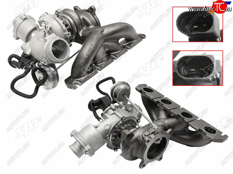 31 999 р. Турбина Audi A4 08-15  A5 07-16  A6 10-18  Q5 08-17 CDNB;CFKA;CAEB;CAEA;CDNC;CPMA;CPMB;CADA;CDZA SAT ST-06H 145 702 S  с доставкой в г. Воронеж