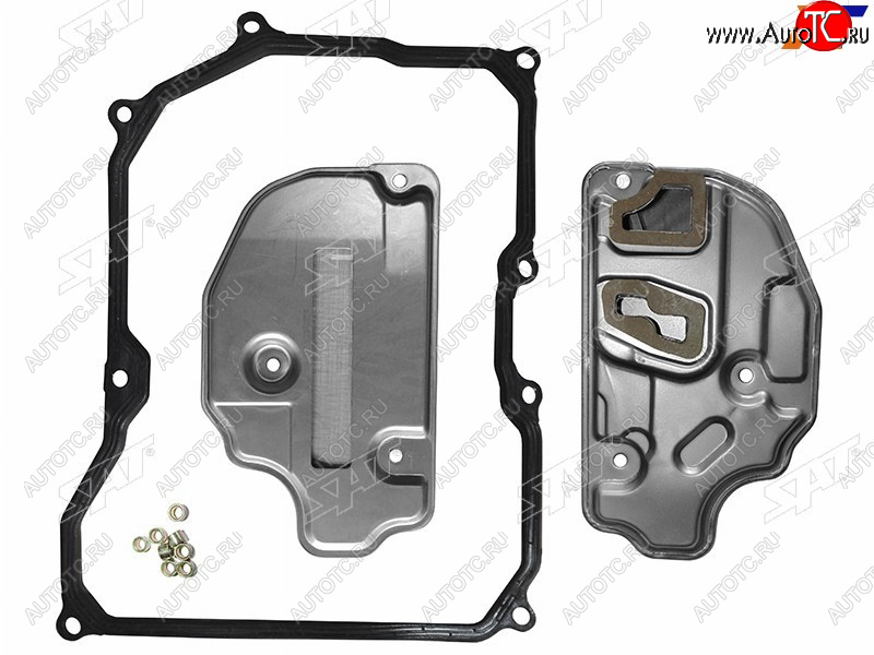 1 069 р. Фильтр АКПП VW POLO 09-TOURAN 03-09GOLF VI 08-ROOMSTER 07- (с прокладкой) SAT ST-09G 325 429  с доставкой в г. Воронеж