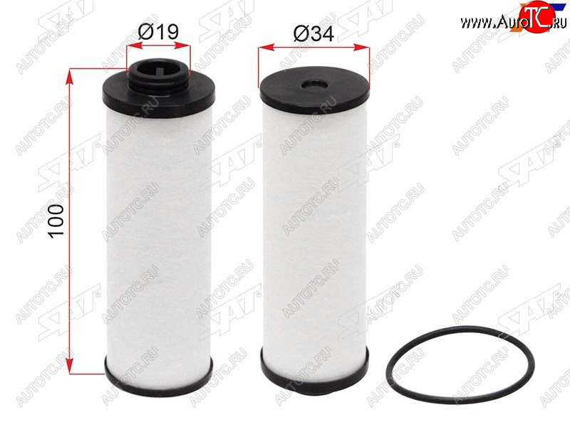 549 р. Фильтр АКПП-7 AUDI A4 08-15A5 07-17A6 10-18A7 10-18Q5 08-17PORSCHE MACAN 14-18 DL501,S-Tronic SAT ST-106-0010  с доставкой в г. Воронеж