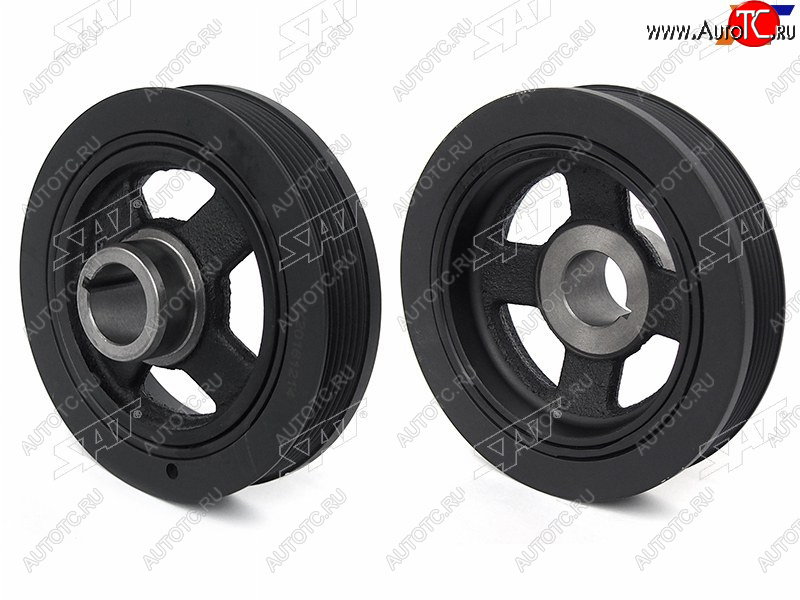 3 699 р. Шкив коленвала MITSUBISHI ASX 10-LANSER 07-OUTLANDER 06-DELICA D5 07-RVR 10-PEUGEOT 4007 07- SAT ST-1104A052  с доставкой в г. Воронеж