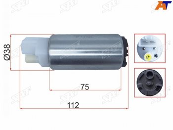 1 199 р. Топливный насос 3,5BAR, 90LH, NISSANINFINITISUBARU SAT ST-112-0003  с доставкой в г. Воронеж. Увеличить фотографию 1